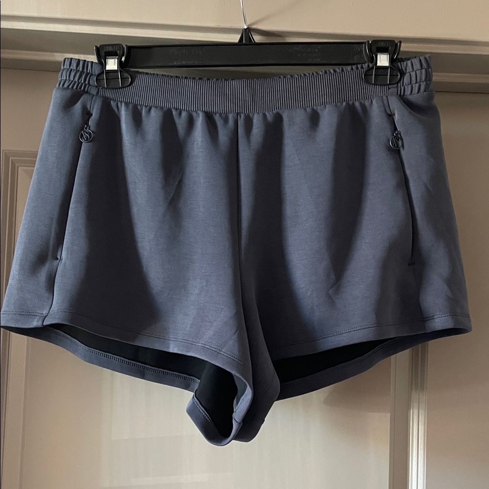 NWT Victoria's Secret Slate Blue Athletic Shorts